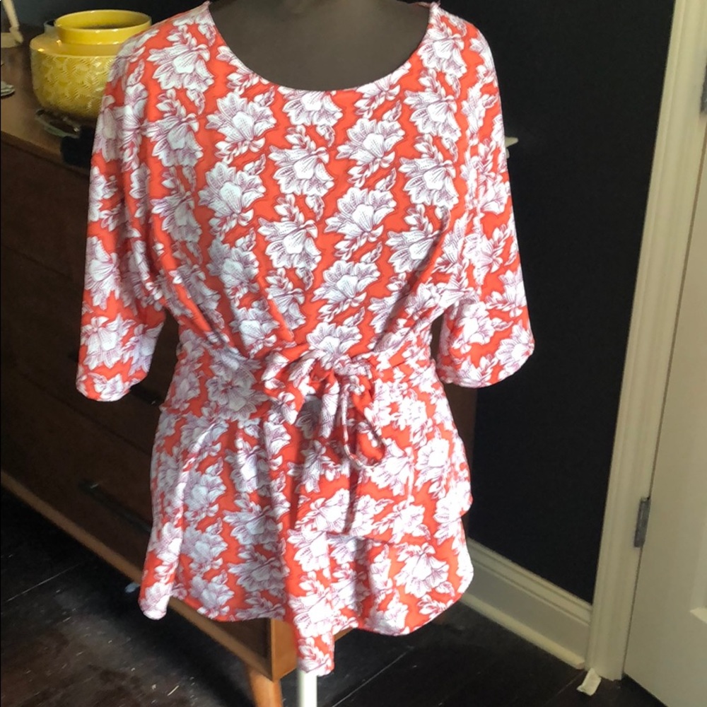 Molly Isadora Tie front blouse.